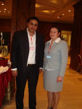 Mr. Mohamed Gomaa (CEHAES Manager) & Dr. Klava